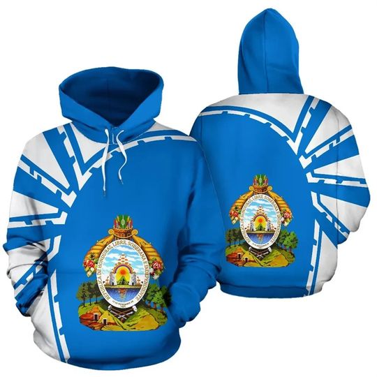Discover Honduras Flag Hoodie For Men 3D Printed Long Sleeve Pullovers Sweatshirt Tops New In Casual Oversized Sports Hoodies Tracksuit