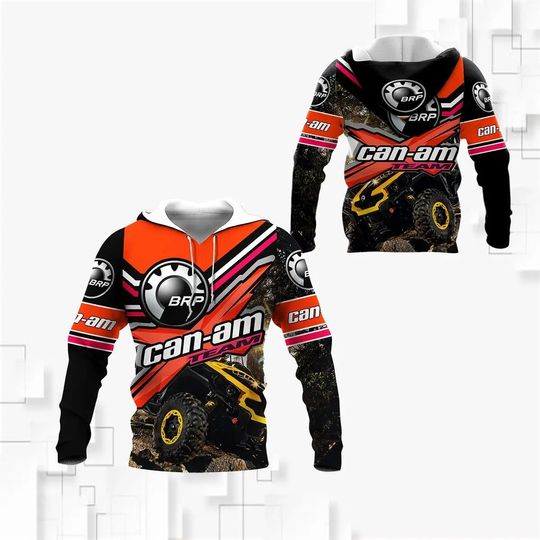 Discover Brp Can-am 3D Print Pullover Newest Off-road Racing Car Unique Men/Women Cozy Harajuku Casual Streetwear Hoodies Sweatshirt Tops