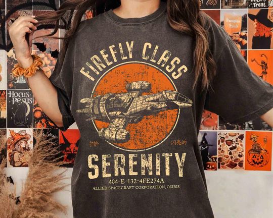 Discover Star Wars Firefly Class Serenity T-Shirt Galaxy Edge Star Wars Ship Disney World Disneyland Fan Shirt