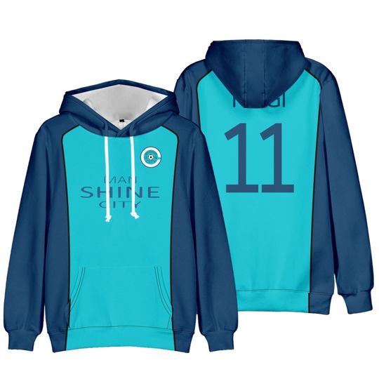 Blue Lock Manshine City Anime Cosplay Men Graphic Sweatshirts Football Tracksuit Seishiro Nagi Tops 2025 Hoodie Custom Hoodie