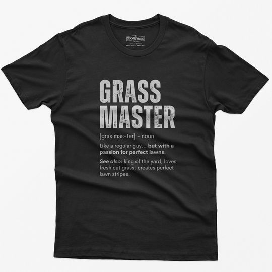 Discover Funny Grass Master T-Shirt for Lawn Care Enthusiasts