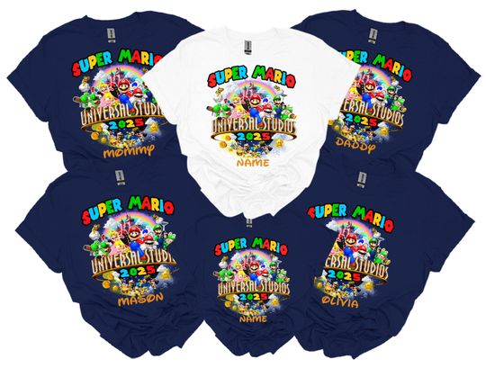 Discover Custom Epic Universe Family Matching T-Shirts for Theme Park Pair