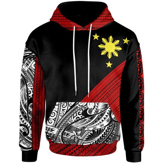 Discover New 3D Printed RepublicOf The Philippines Flag Hoodies For Men Philippine National Emblem Graphic Hooded Hoody Harajuku Clothes