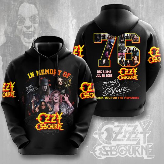 Rock Band Ozzy Osbourne 3d Print Hoodies Men Women Fashion Oversized Hoodie Sweatshirt Adult Clothing Fans Coat Mens Hoodie Y2k