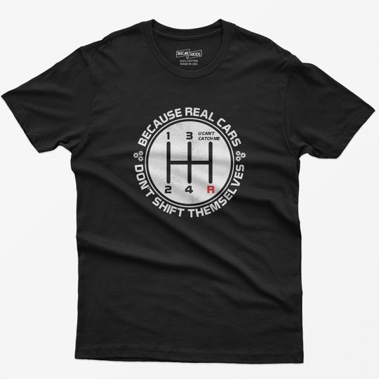 Discover Manual Transmission T-Shirt for Car Enthusiasts