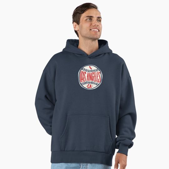 Discover Los Angeles Baseball Premium Oversized Hoodie