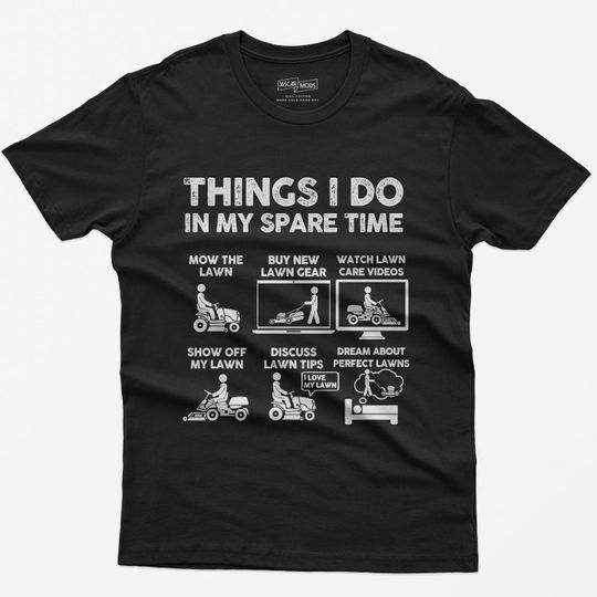 Discover Funny Lawn Care T-Shirt for Mowing Enthusiasts