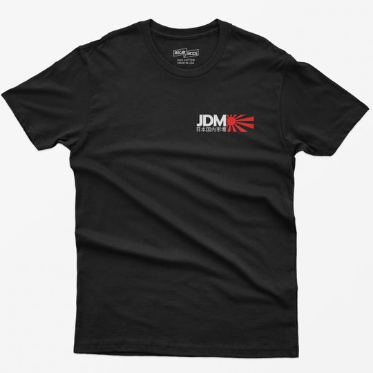 Discover Minimalist JDM Flag T-Shirt Japanese Car Culture