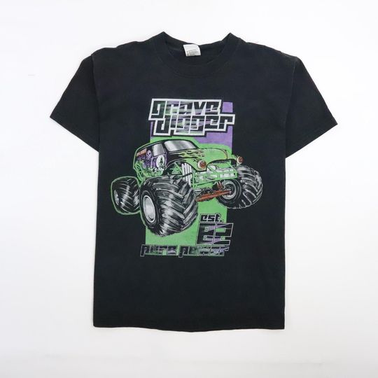 Vintage Grave Digger Monster Truck T-Shirt Large