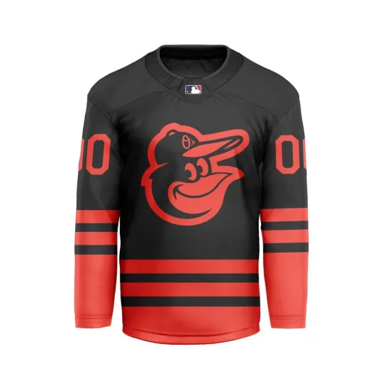 Discover Personalized Baltimore Orioles Alternate Hockey Shirt Men's Fan Gear Xmas Gift