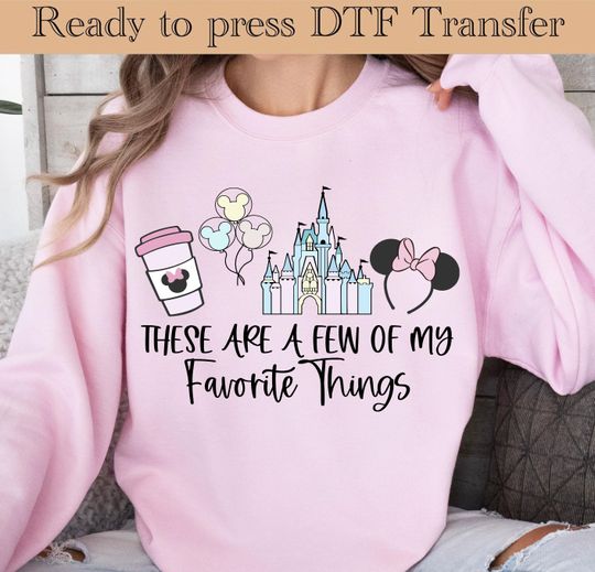 Discover Disney Favorite Things Ready To Press,Magic Castle DTF, Disney Family Trip DTF Transfers, Disneyland 2025 Trip DTF,Disneyland Heat Transfer
