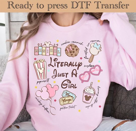 Discover Literally Just A Girl Ready To Press,Magic Castle DTF,Family Vacation Transfers,Family 2025 Trip DTF,Disneyland Heat Transfer,Disneyland DTF