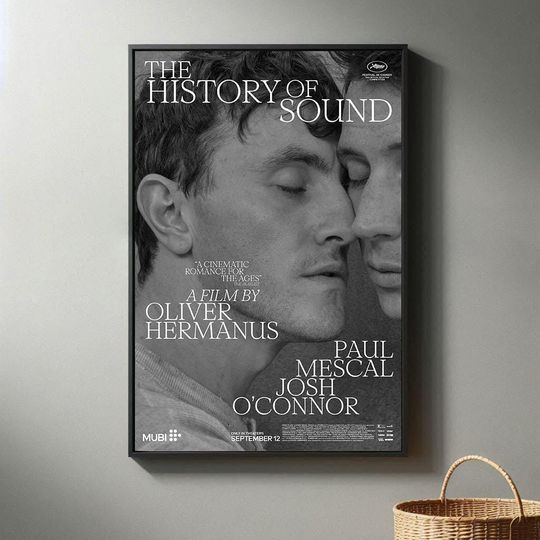 Discover History of Sound Movie Poster - Premium Matte Canvas, Modern Room Decor, 2025 Film Gift