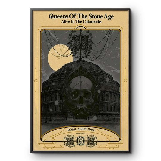 Discover Queens Of The Stone Age London UK Oct 29 2025 Poster