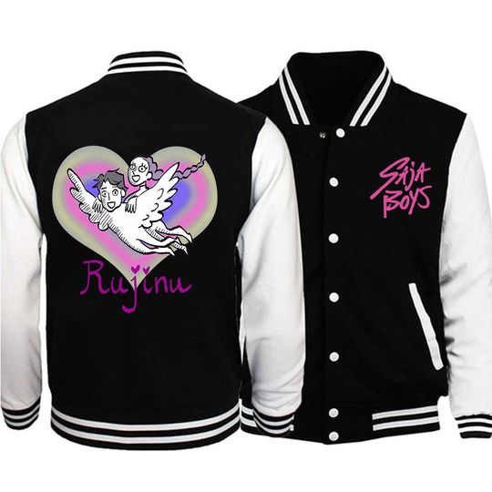 Discover 2025 Anime KPop Demon Hunters Saja Boys Baseball Uniform Jacket Harajuku Fashion Baseball Jackets for Fans