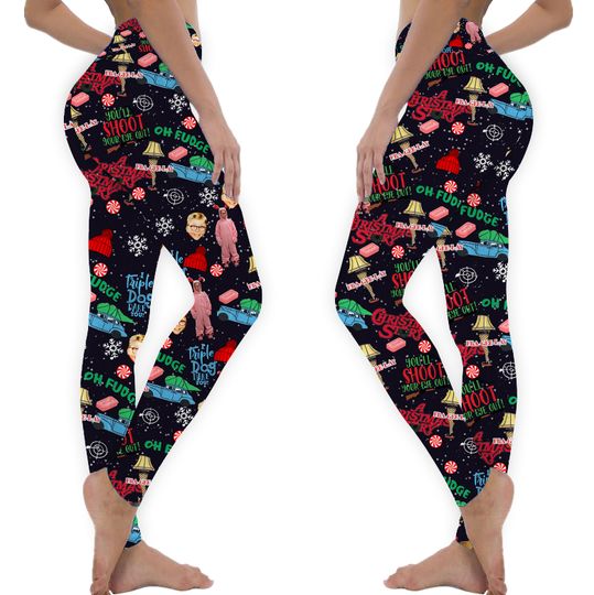 A Christmas Story Holiday Women's Plus Leggings