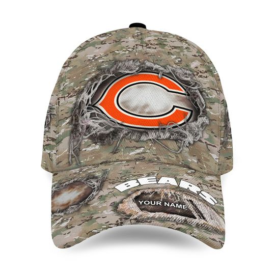 Chicago Bears-Personalized football Classic Cap