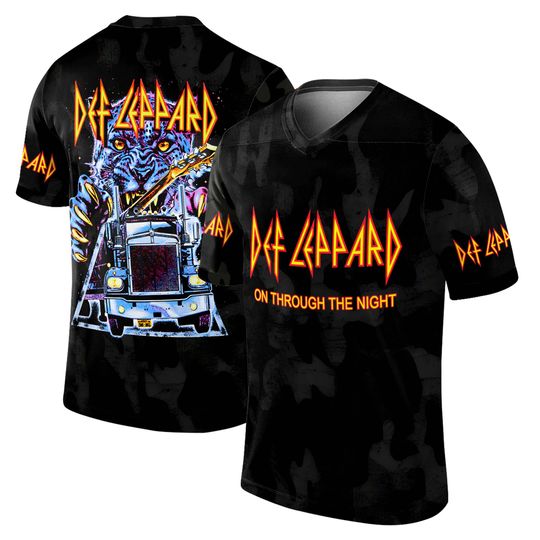 Def Leppard On Through The Night Tour 2025 3D Shirt