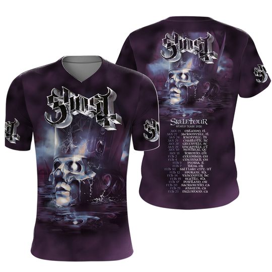 Ghost Band Tour 2026 3D Shirt