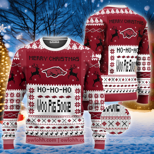 Discover Arkansas Razorbacks Merry Christmas – Sweater – Ugly Christmas Sweaters