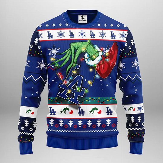 Los Angeles Dodgers funny character Ugly Christmas Sweater