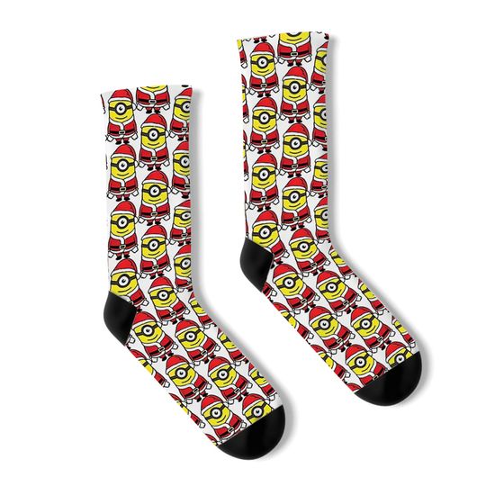 MINION SANTA CLAUSE Socks