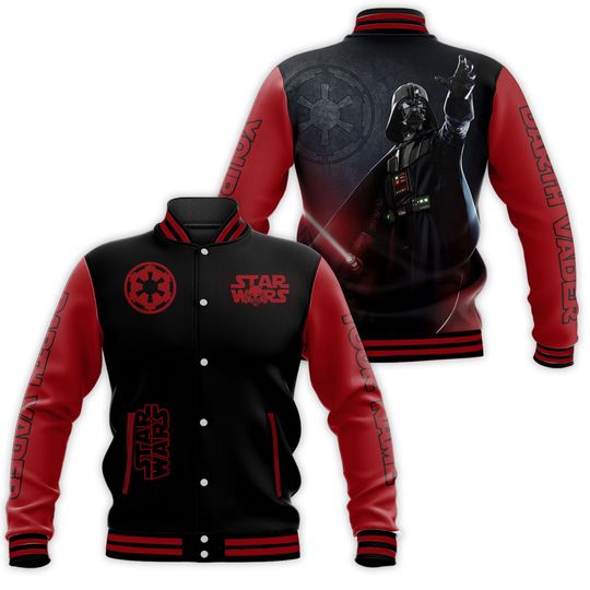 Personalized Star Wars Love Darth Vader Gift For Him Dad Grandpa Baseball Jacket
