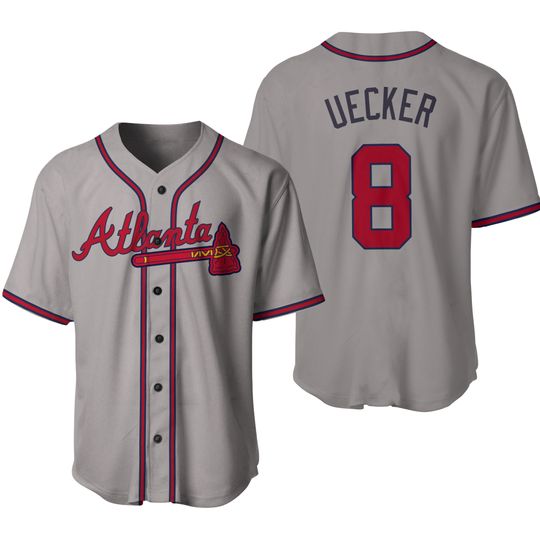 New Bob Uecker #8 Baseball Jersey Gift For Fans