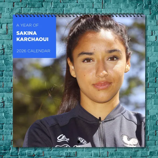 Discover Sakina Karchaoui 2026 Wall Calendar 12-Month Celebrity Calendar Fan Gift
