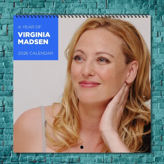 Discover Virginia Madsen 2026 Wall Calendar, 12-Month Calendar Fan Gift