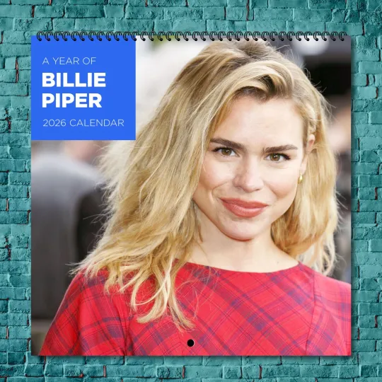 Discover Billie Piper 2026 Wall Calendar, 12-Month Celebrity Photo Calendar