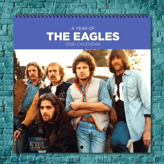 Discover The Eagles 2026 Wall Calendar, 12-Month Celebrity Photo Calendar