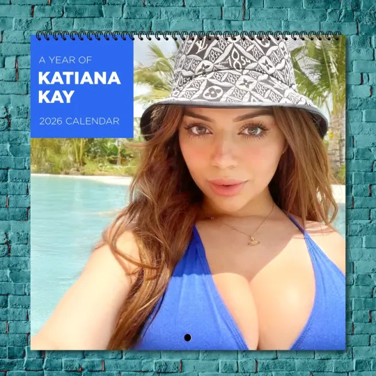 Discover Katiana Kay 2026 Wall Calendar 12-Month Celebrity Calendar Fan Gift