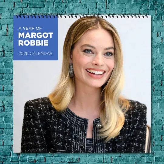 Discover Margot Robbie 2026 Wall Calendar, 12-Month Celebrity Photo Calendar