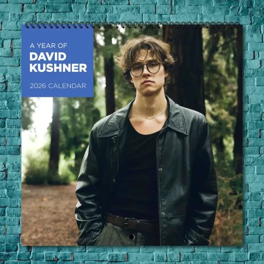 Discover David Kushner 2026 Wall Calendar, 12-Month Star Collection
