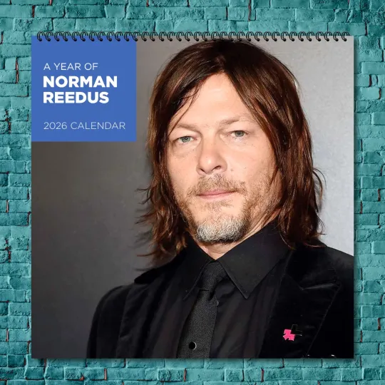 Discover Norman Reedus 2026 Wall Calendar, 12-Month Celebrity Photo Calendar