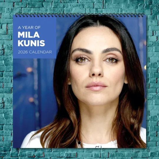 Discover Mila Kunis 2026 Wall Calendar, 12-Month Celebrity Photo Calendar
