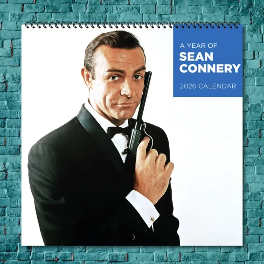 Discover SEAN CONNERY 2026 Wall Calendar, 12-Month Celebrity Photo Calendar