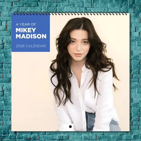 Discover Mikey Madison 2026 Wall Calendar, 12-Month Celebrity Photo Calendar