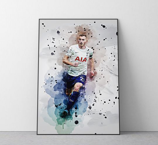 Discover Dejan Kulusevski Football Poster - Premium Matte Vertical Wall Art Print