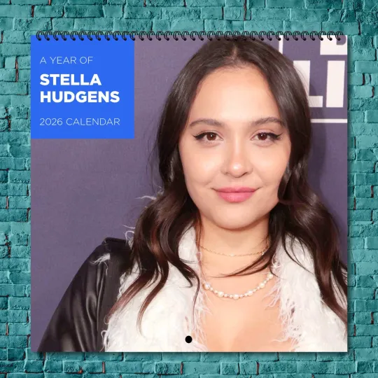 Discover Stella Hudgens 2026 Wall Calendar, 12-Month Celebrity Calendar Fan Gift