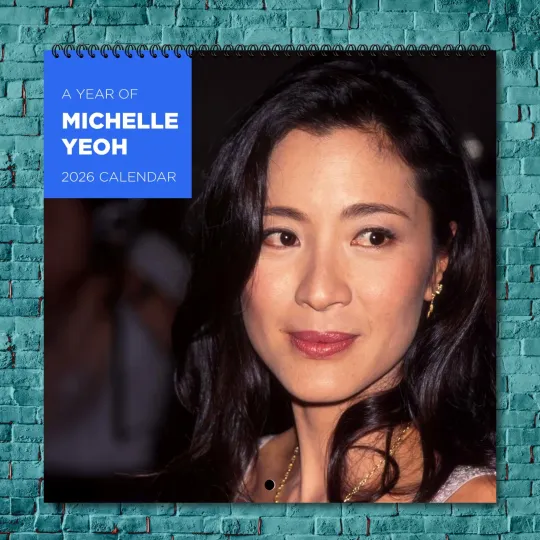 Discover Michelle Yeoh 2026 Wall Calendar, 12-Month Celebrity Photo Calendar