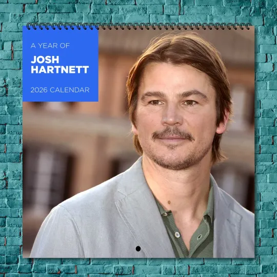 Discover Josh Hartnett 2026 Wall Calendar, 12-Month Celebrity Fan Gift