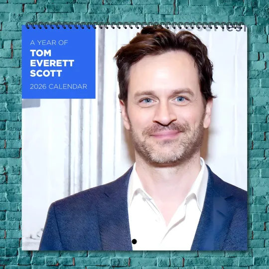 Discover Tom Everett Scott 2026 Wall Calendar, 12-Month Celebrity Photo Calendar