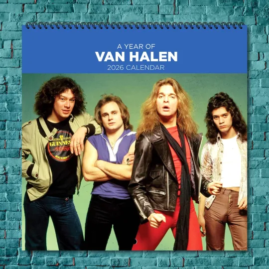 Discover van 2026 Wall Calendar, 12-Month Celebrity Photo Calendar