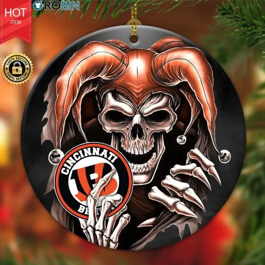 Discover Cincinnati Football Bengals Team Christmas Ceramic Ornament Gift