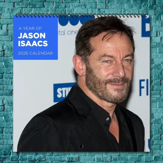 Discover Jason Isaacs 2026 Wall Calendar, 12-Month Celebrity Fan Gift Collection
