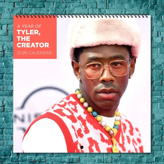 Discover tyler the creator 2026 Wall Calendar, 12-Month Celebrity Photo Calendar