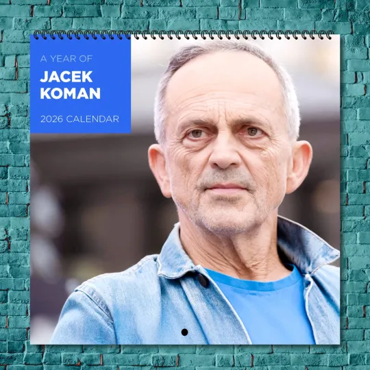 Discover Jacek Koman 2026 Wall Calendar 12-Month Celebrity Photo Calendar