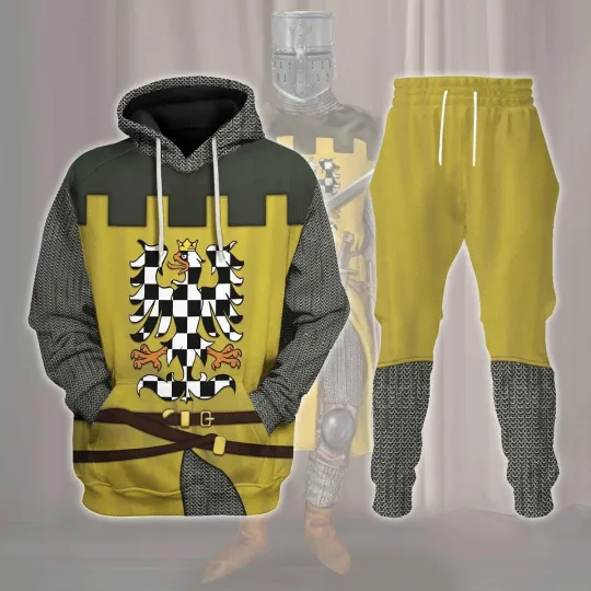 Discover Bohemian Knight Costume Hoodie Sweatshirt Tracksuit